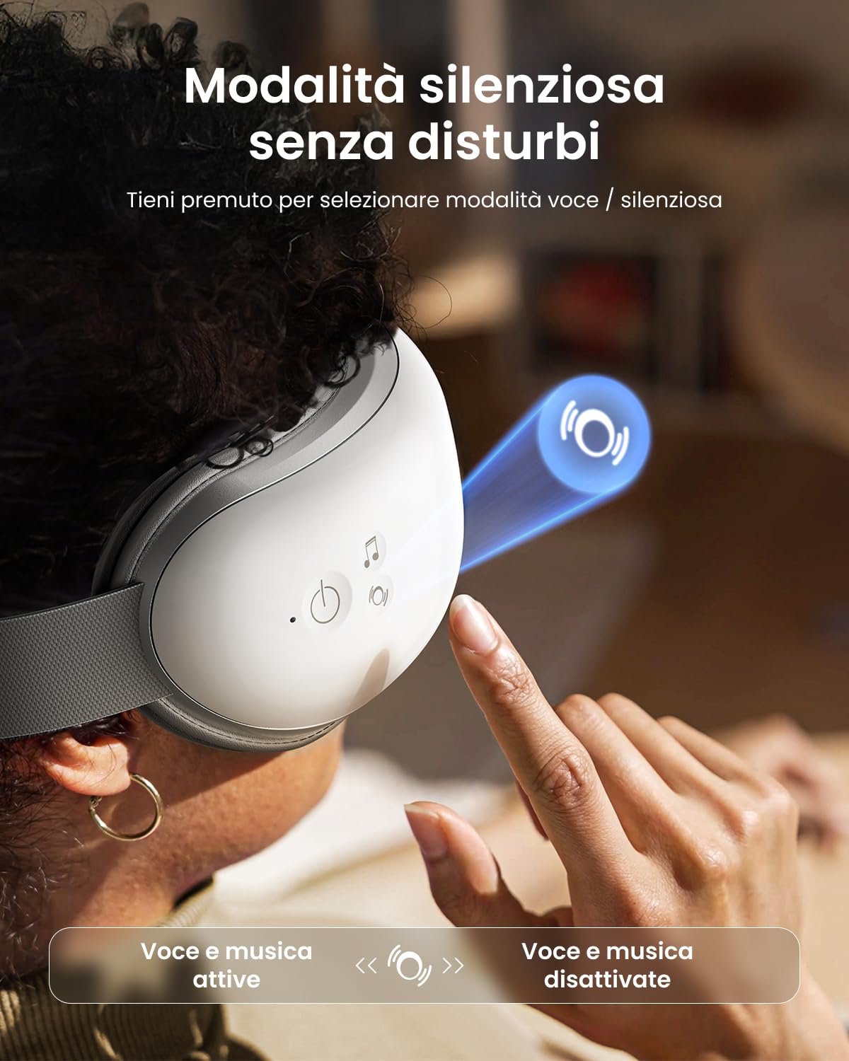 RENPHO Eyeris 1- Masajeador de ojos con calor, Música Bluetooth, Masaje vibratorio,Plegable masajeador ocular para aliviar la tensión ocular Ojos secos Mejorar el sueño, Regalos Originales para Mujer