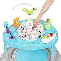 Vista 6 de Smart Steps® Bounce N' Glide - Andador 3 en 1 para centro de actividades, vida en la selva