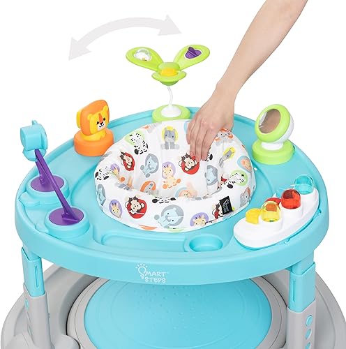 Miniatura 6 de Smart Steps Bounce N' Glide - Andador 3 en 1 para centro de actividades, vida en la selva