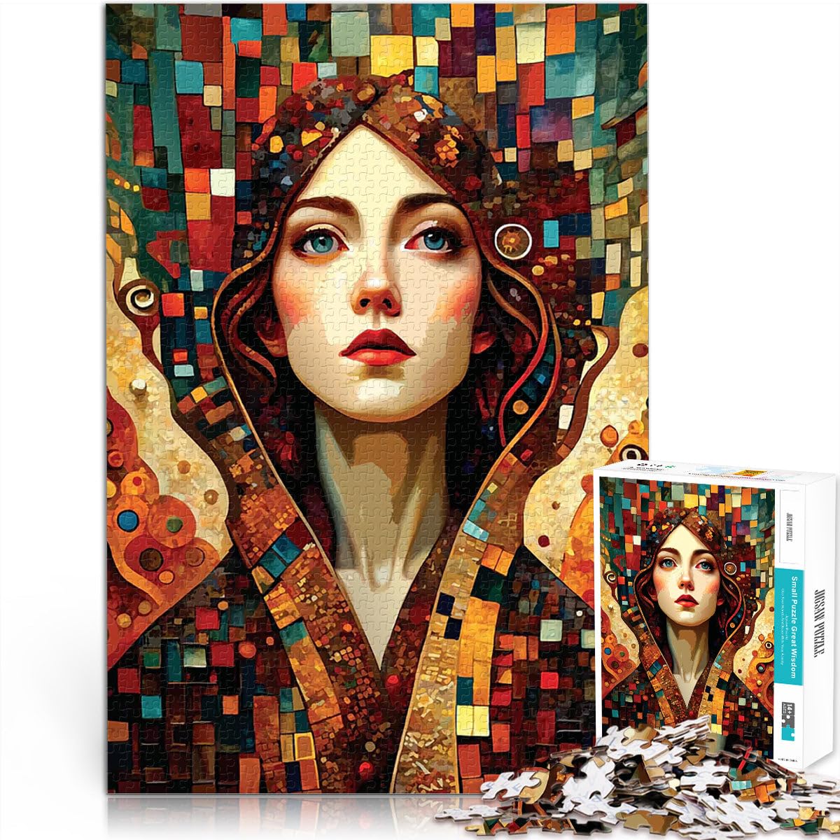 Puzzles for Adults 1000 Piece Cubist Iconic Beautiful Handgeschwindigkeitswettbewerb Verbessern Sie das Gedächtnis75x50cm