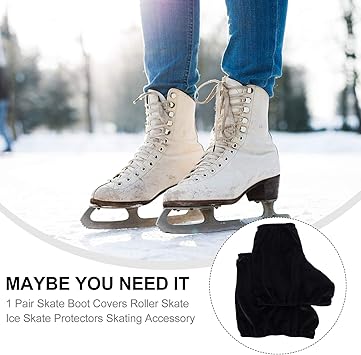 Amazon Co Jp Iplusmile 1ペアスケートブーツカバー弾性スケート靴カバーアイススケートプロテクターl スポーツ アウトドア