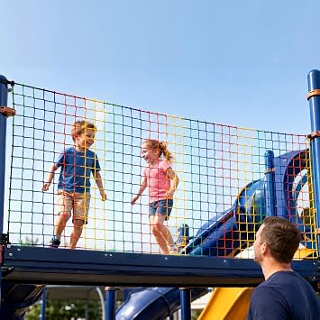 Safety Net for Kids, Balcony Safety Netting for Railings, Baseball Backstop Net, Child Protection Net for Balcony Stair Playground Pet Safety 3.3X6.6FT