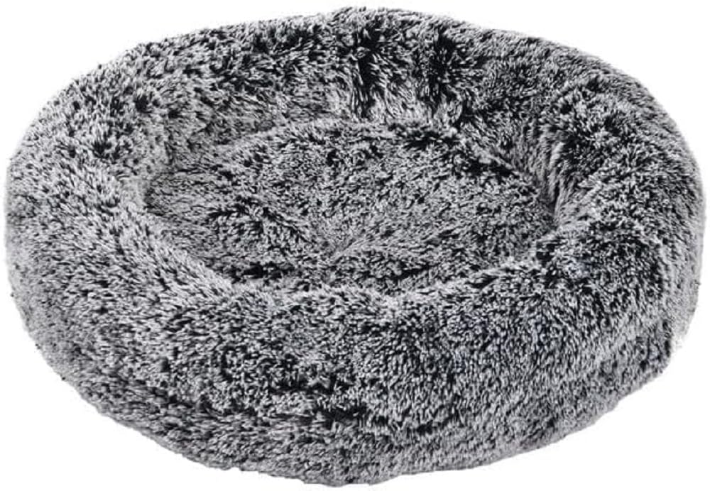 Dehner Kuschelbett Cookie Für Hunde & Katzen – Ca. 58 Cm, Hellbraun, Weicher Plüsch, Waschbar