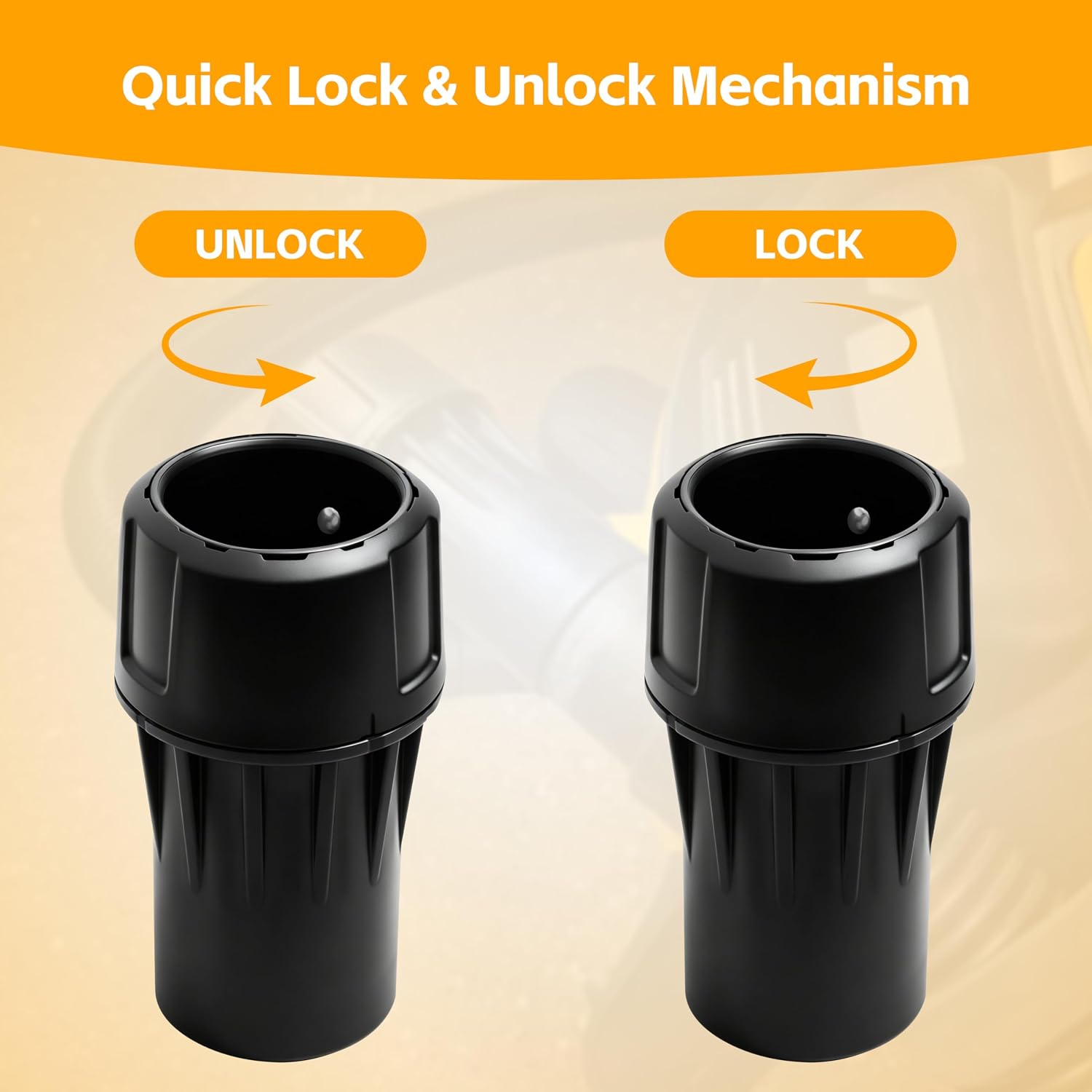 DWV9000 1-1/4" Quick Connector for DeWalt Dust Extractors