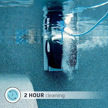DOLPHIN Explorer E30 Robotic Pool [Vacuum] Cleaner - Ideal for In Ground Swimming Pools up to 50 Feet - Powerful Suction to Pick up Small Debris - Easy to Clean Extra Large Top Load Filter Basket...