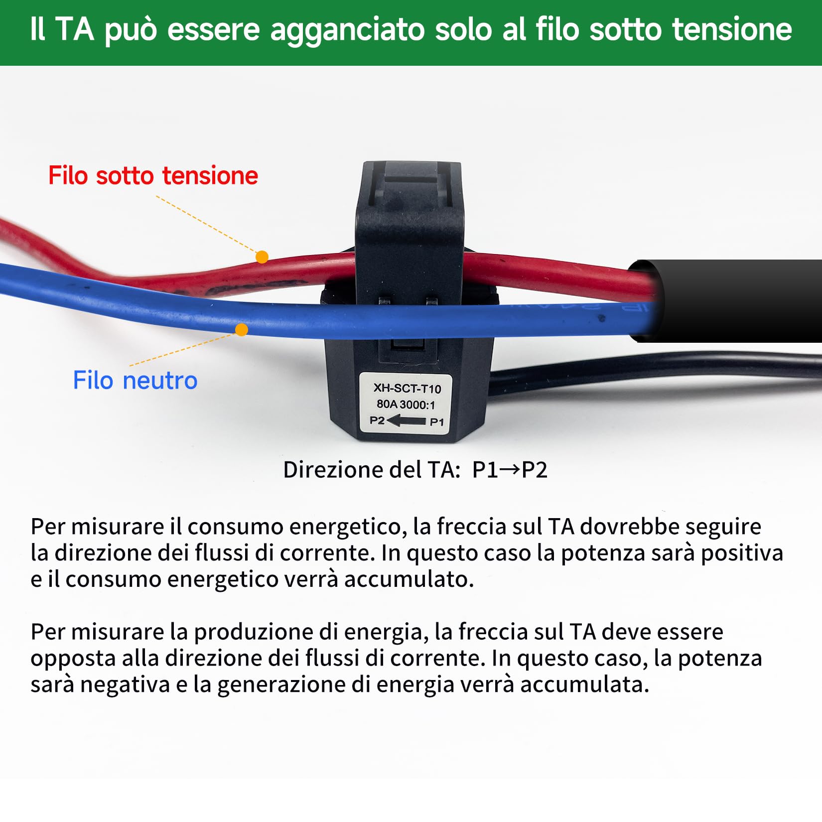 OWON Tuya Smart Home - Monitor di energia Wi-Fi a 3 fasi, misuratore di potenza bidirezionale a 1 o 3 fasi con 3 morsetti da 120A, misurazione solare/netta, misuratore di energia elettrica in tempo