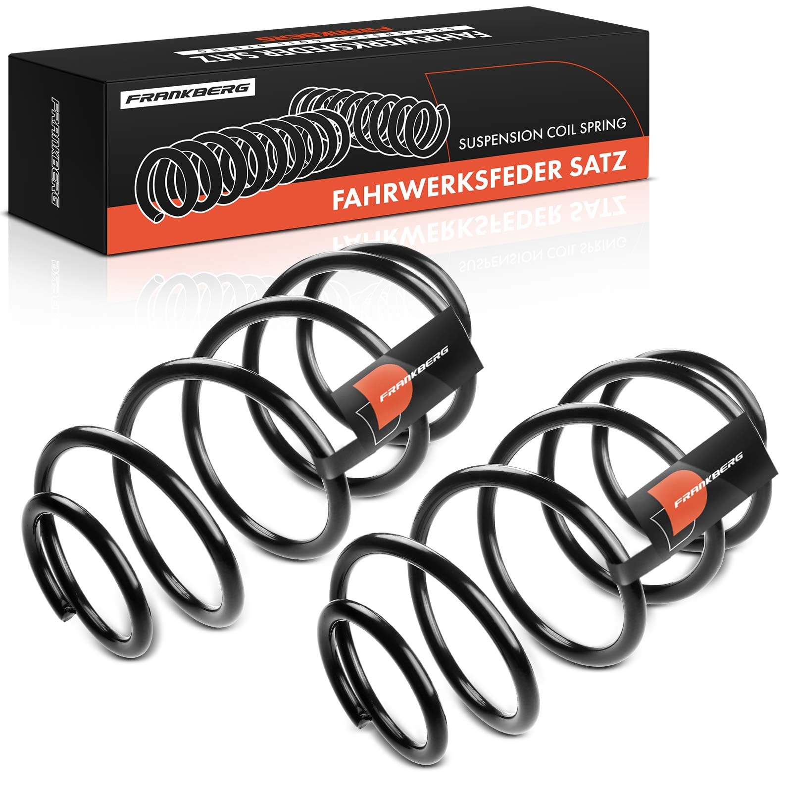 Frankberg 2 ressorts de suspension pour essieu avant 5002RE | Compatible avec: 1007 KM