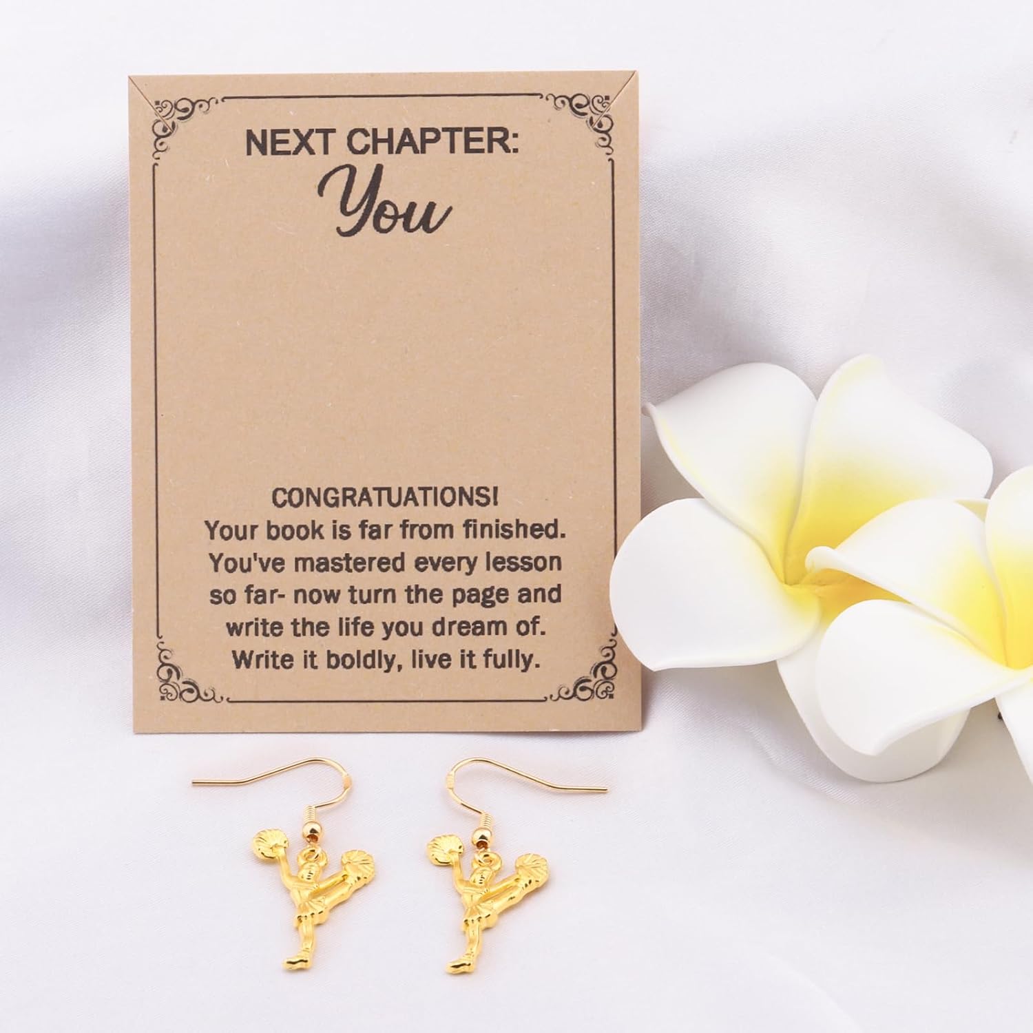 MAOFAED Cheer Earring for Women, Cheer Leader Gift, Cheerleading Gifts, Cheerleader Earrings (chapterCheerEarring) - Image 3