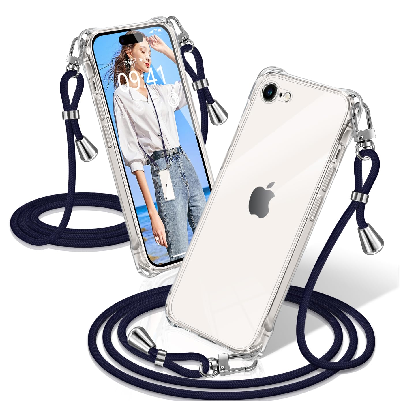 Amazon.co.jp: XIOYATY 用の iPhone SE3/SE2/8/7 ケース クリア