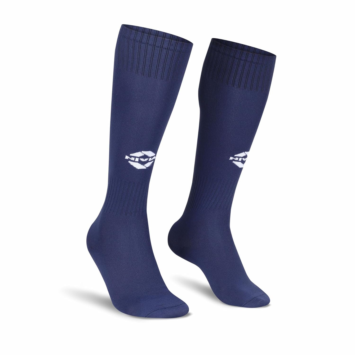 Nivia Plain Encounter Football Stockings, Micro Yarn Stocking, For Men & Women, Knee Length, Soccer Stockings (N. Blue/Whi... - Review, Price and Buying Guide