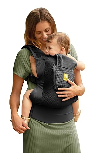 LÍLLÉbaby CarryOn Airflow Transporte para niños y niños pequeños ergonómico 3 en 1, de 20 a 60 libras