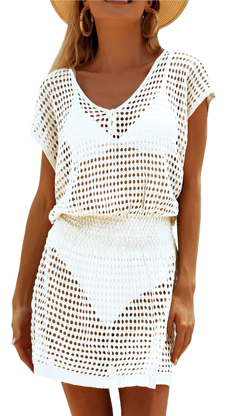 JFAN Mujeres Bikini Cover Up Vestido de Playa de Verano Traje de Baño de Playa Traje de Baño Cubrir Vestido