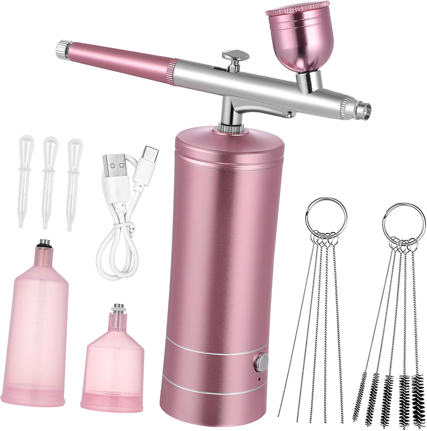 Cordless Airbrush Kit with 900ma Battery Aluminum Alloy
