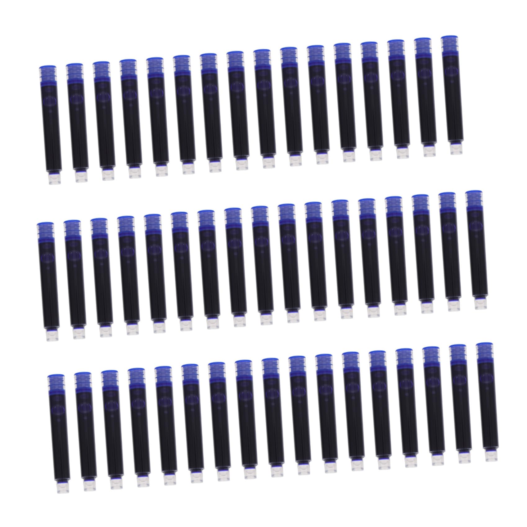 OSALADI 2 Set Ricariche Per Stilografiche Set Sostituzione Per Penne Materiale Resistente Facile Installare Per Scuola Ufficio E Casa 100 Pezzi * 2