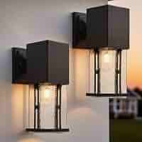 Amazon.com: Maxax Dusk to Dawn Outdoor Wall Sconces, 11