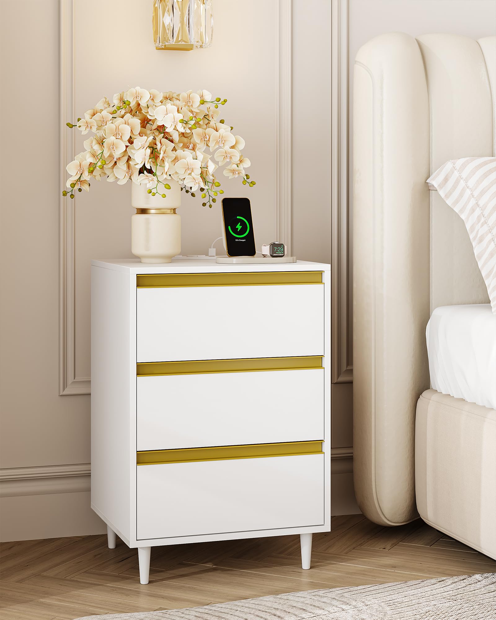 Nachtkastje / bijzettafel Demn acacia - Gratis thuisbezorgd - Houten Meubel Outlet