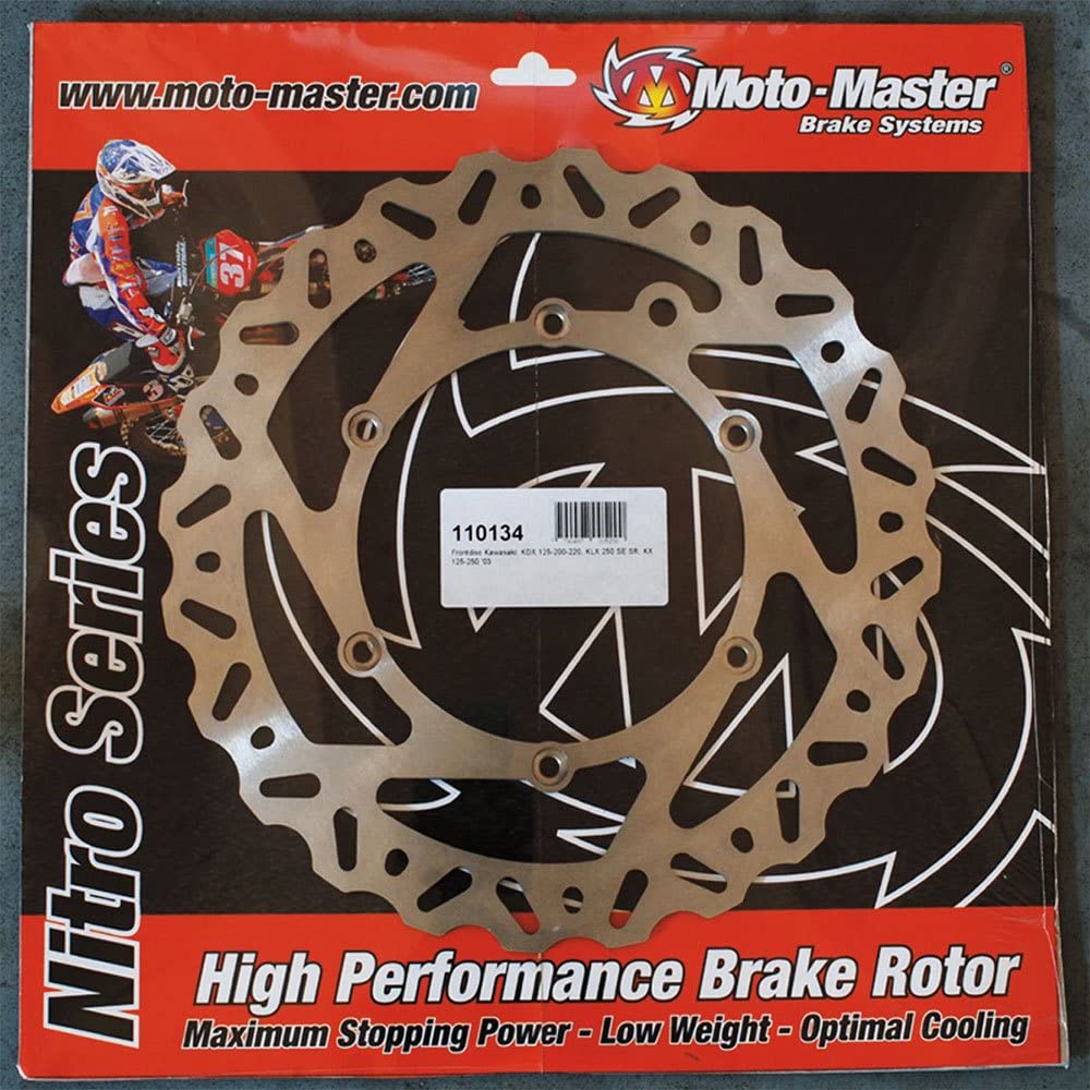 Moto Master Disco Freno Moto Moto Nitro Posteriore In Acciaio Inossidabile - Spessore 4,5 Mm - 4