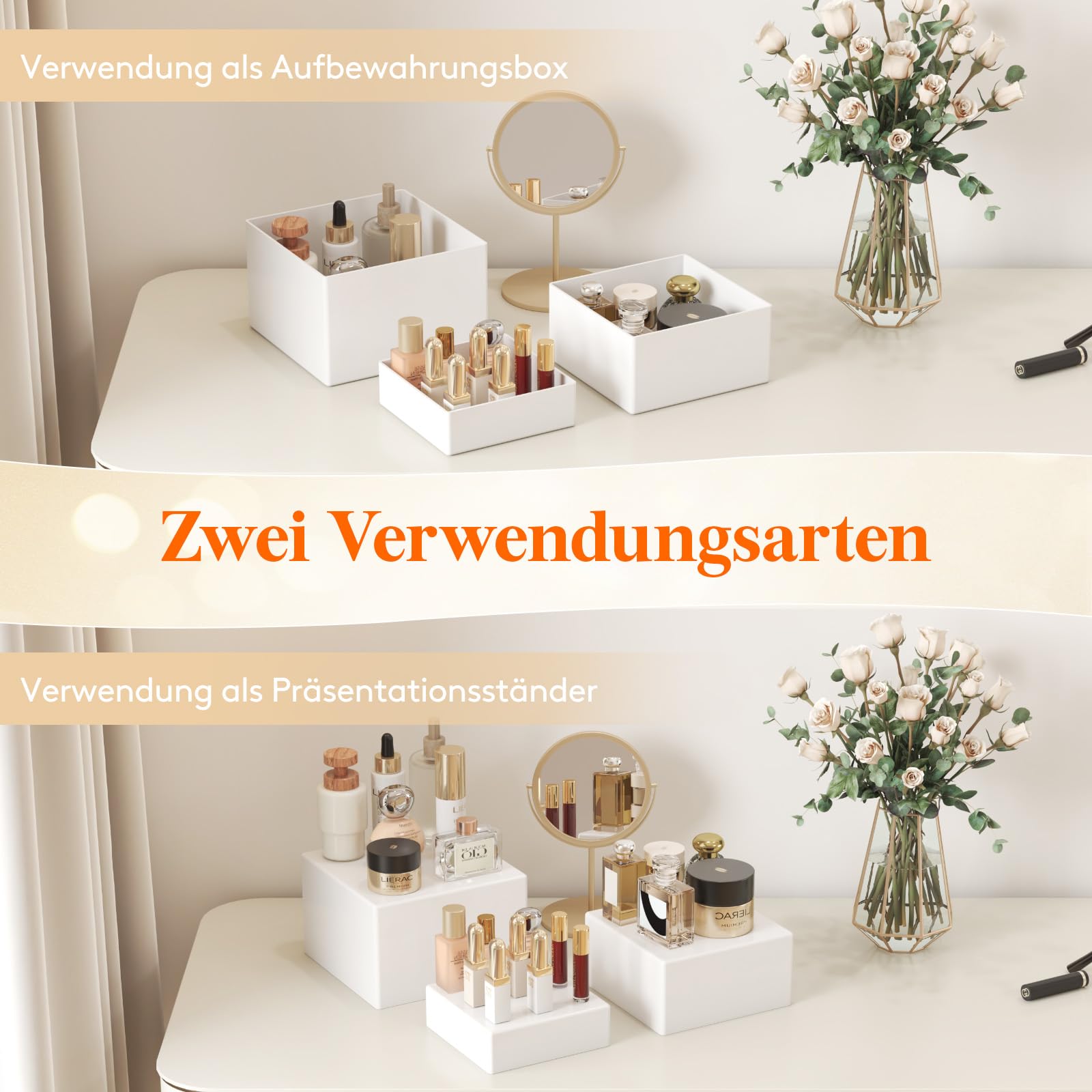 Lifewit Buffet Ständer bis zu 20 cm/8", 3 Stück Kunststoff Display Ständer für Cupcake Dessert Torte Getränke Skulpturen, Catering Zubehör Aufsteller Erhöhungen für Candy Bar, Buffet Hochzeit Party
