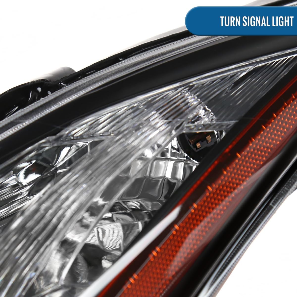 Ronnin - Fits 2008-2013 Infiniti G37 2014-2015 Q60 2Dr Coupe Replacement Projector Headlights Assembly | Black