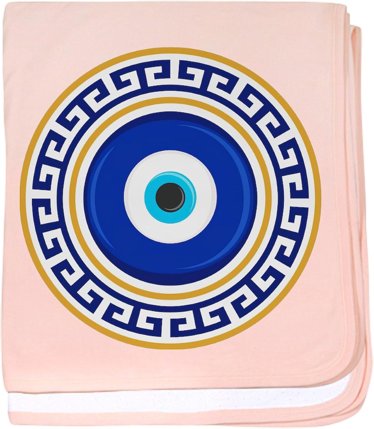 CafePress Greek Mati Evil Eye 4 Baby Blanket, Super Soft Newborn Swaddle