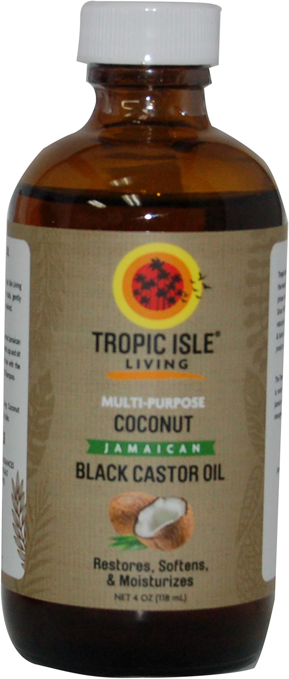 Tropic Isle Living Herbal Collection Jamaican Black Castor Oil (Coconut)