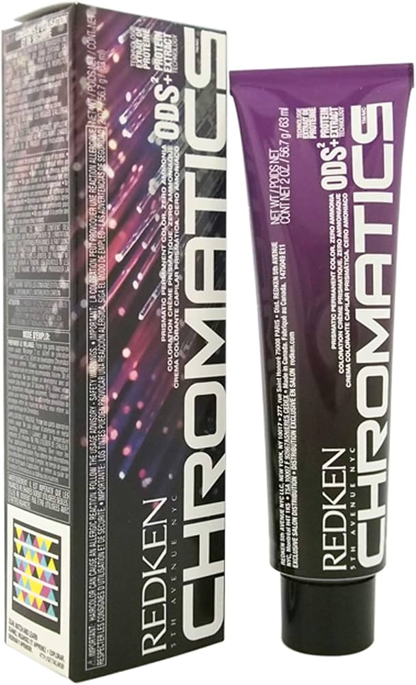 REDKEN Chromatics Prismatic Permanent Haarfarbe – 1,1 Ash Blue, 63 Ml, Ammoniakfrei Mit Protein-Extrakt