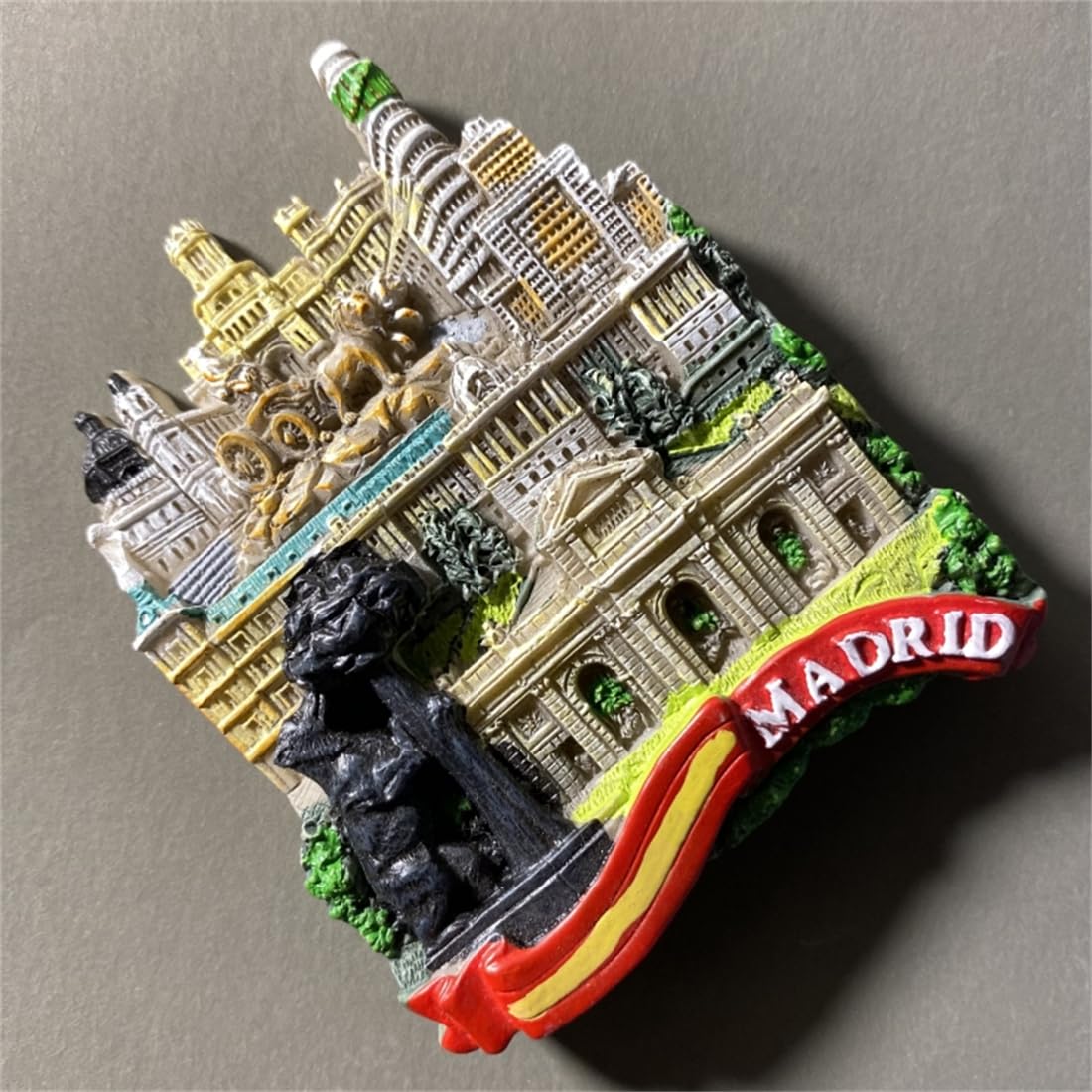 Magnete Frigorifero Madrid - Design 3D In Metallo Per Decorare E Attaccare Note - Foto 8