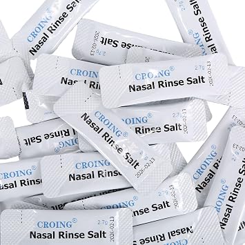 Croing Sinus Rinse All Natural Relief Premixed Refill Packets 160 Count (Pack of 1)