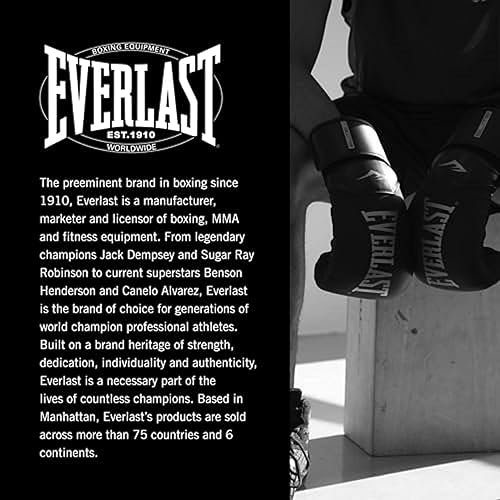 Miniatura 7 de Everlast Elite 2 Guantes de boxeo  Guantes de entrenamiento profesional para hombres y mujeres  Cierre de y ventilación de ajuste seguro