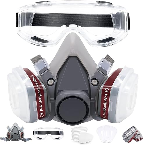Masque de Protection Respiratoire Professionnel avec 22 Filtres 