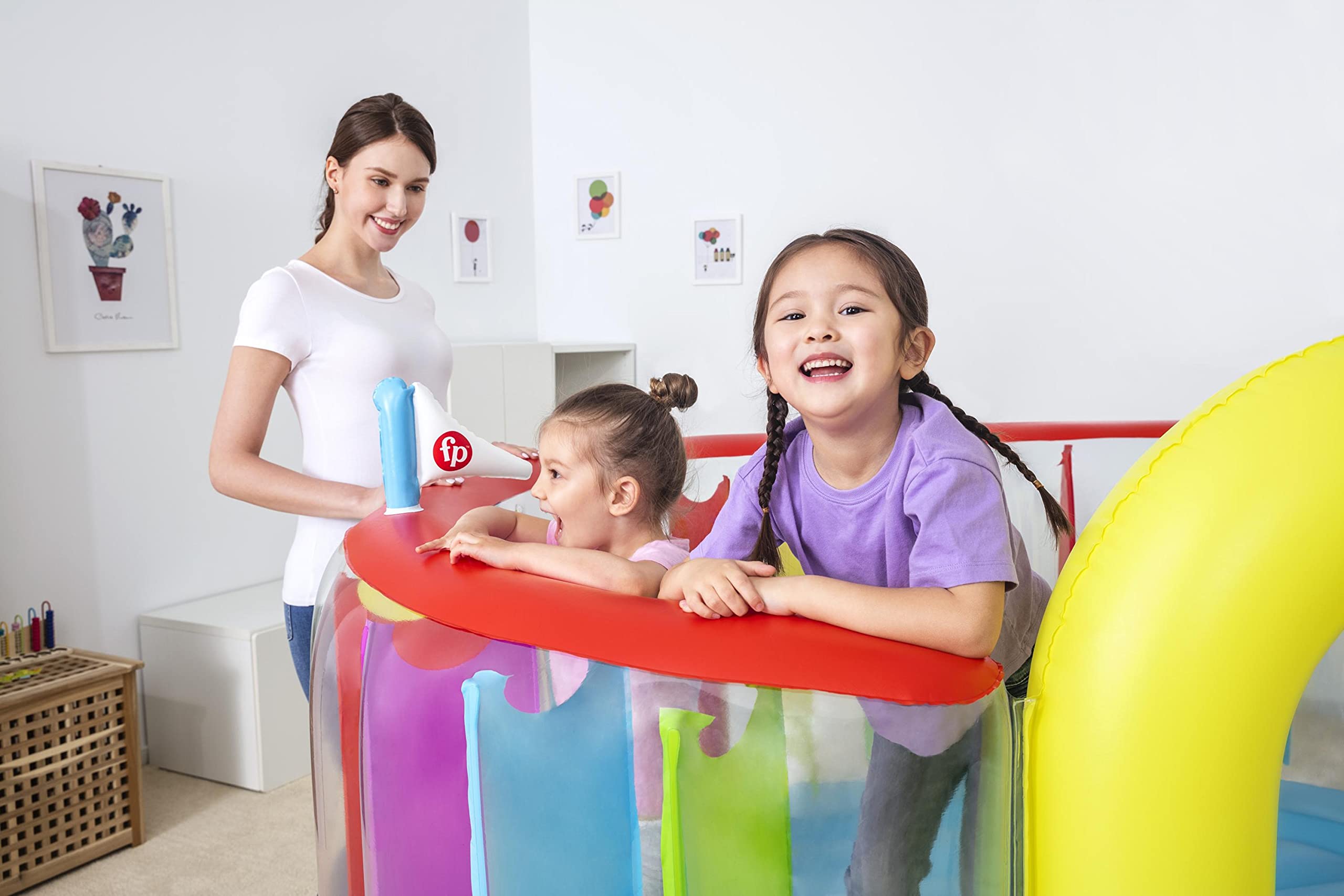 Bestway 93561 Castello gonfiabile Fisher-Price™ Bouncetopia, anni 3+