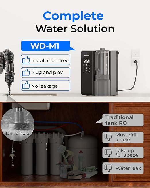 Filtro de agua por ósmosis inversa Waterdrop WD-M1 de mesada miniatura 9