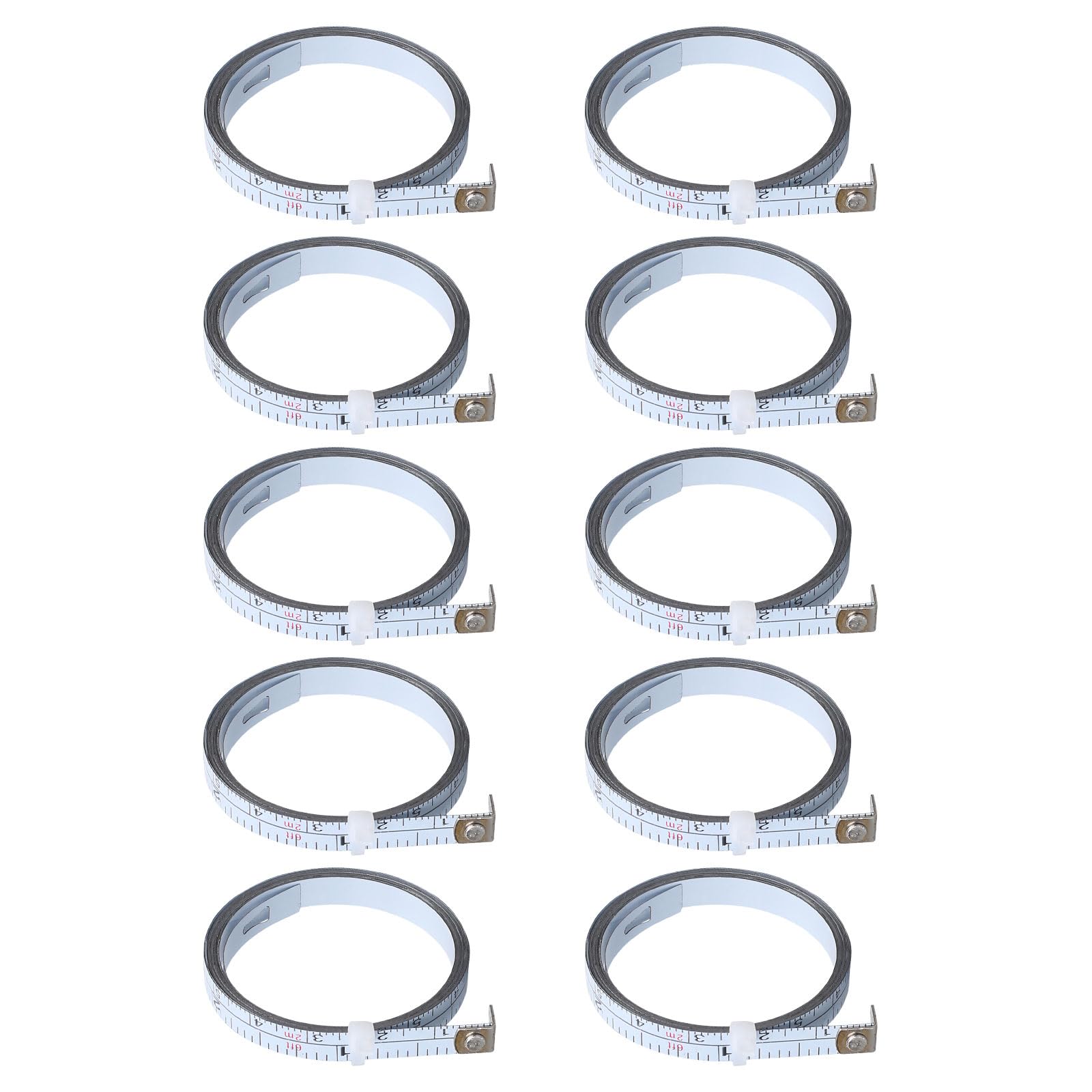 Fromceo 1M 10Pcs Replacement Steel Ruler Strips Tape Measure Refill Perfect For Precisions Work And Diyer Projects Tape Measure