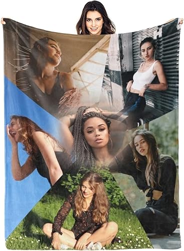 Miniatura 1 de Regalo para mamá, esposa, manta personalizada con 6 fotos, manta personalizada con imagen para familia, amigo, padre, madre, Navidad, cumpleaños,