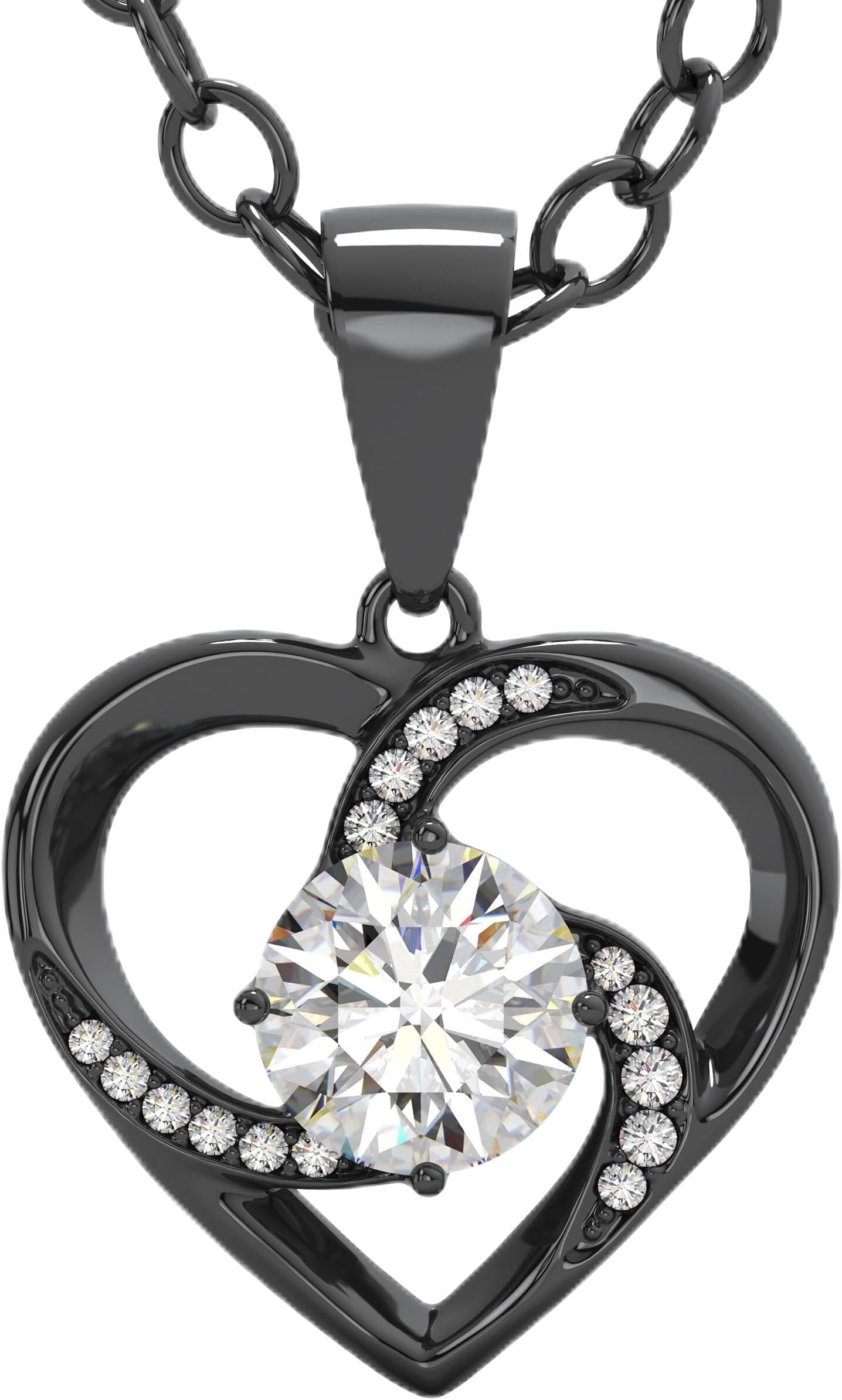 Premium Necklace Women | 925 Sterling Silver | 18 Carat Real Gold Plating | Adjustable Length | Four Colors | Jewelry Box Included