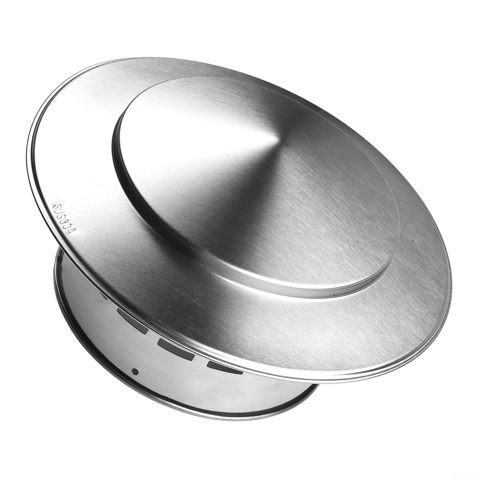OYSKGNCMW Stainless Steel Chimney Cap, Protect Your Chimney With A Stainless Steel Cap, For Wood Log Burners And Multifuel Stoves(160mm)