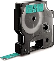 Vista 9 de Dymo Cinta de etiquetado estándar D1 0.354 in x 23.0 ft - Negro sobre verde