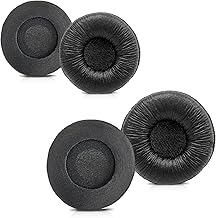 Plantronics Headset Ear Cushions, Earpads Replacement 50mm Ear Pad (4 Pack) | Headphone Covers for Plantronics Blackwire 3220 3210 3320 C320 HW251N HW261N HW510 HW520 Jabra PRO 920 930 Biz 1500 GN2000