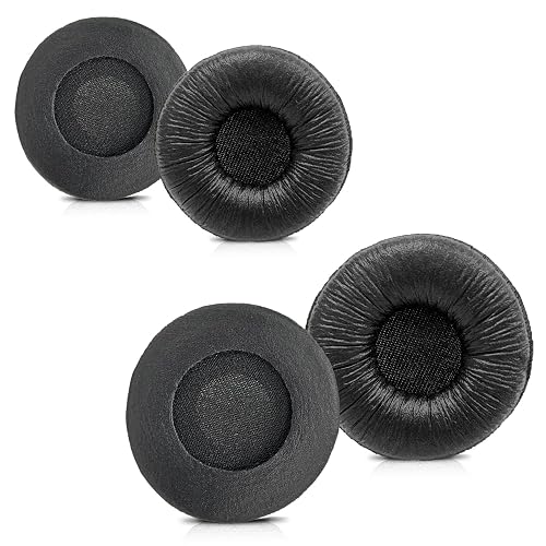 Plantronics Headset Ear Cushions, Earpads Replacement 50mm Ear Pad (4 Pack) | Headphone Covers for Plantronics Blackwire 3220 3210 3320 C320 HW251N HW261N HW510 HW520 Jabra PRO 920 930 Biz 1500 GN2000