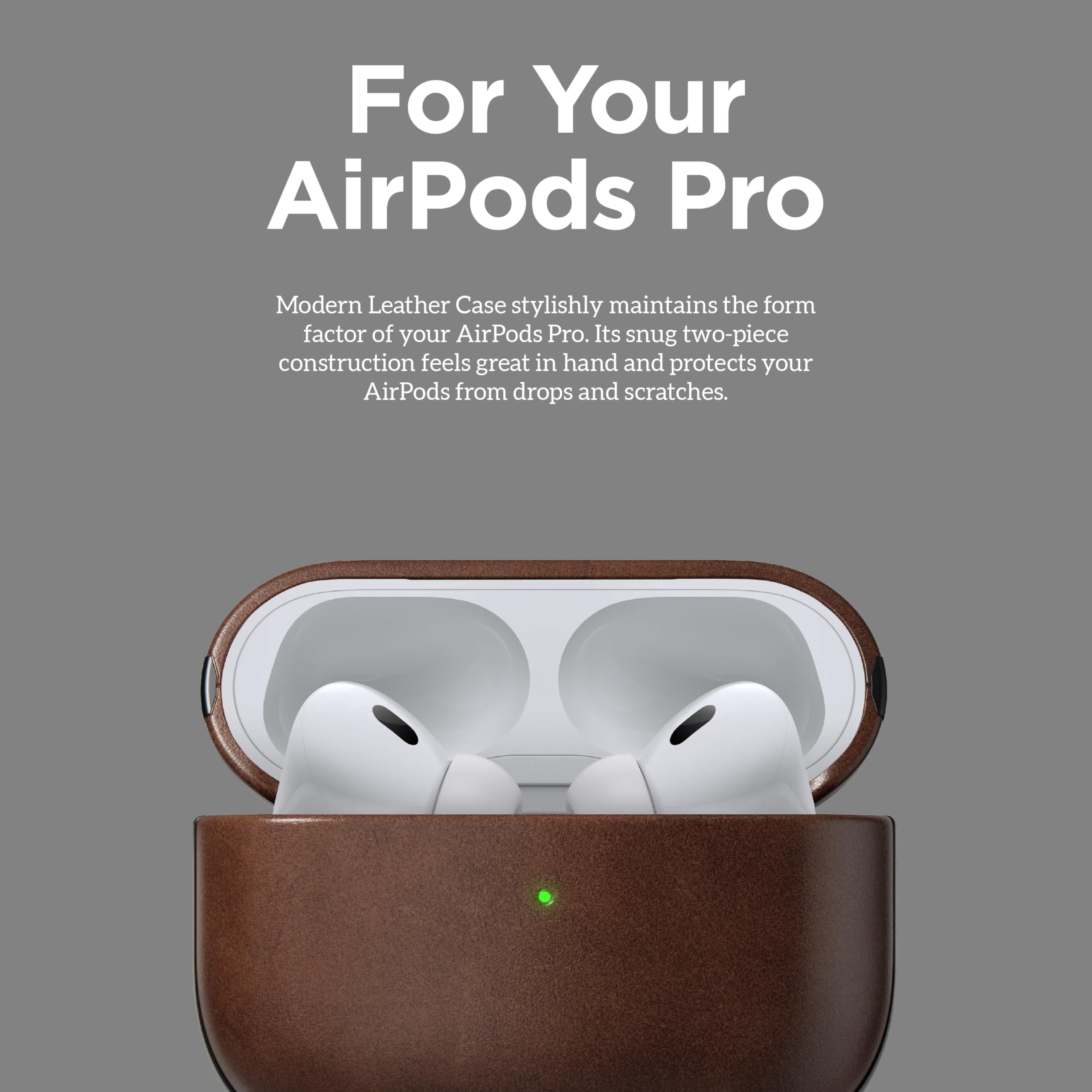 NOMAD | Modern Leather Case for Airpods Pro 2 | Precise Speaker NOMAD | Modern Leather Case for Airpods Pro 2 | Precise Speaker