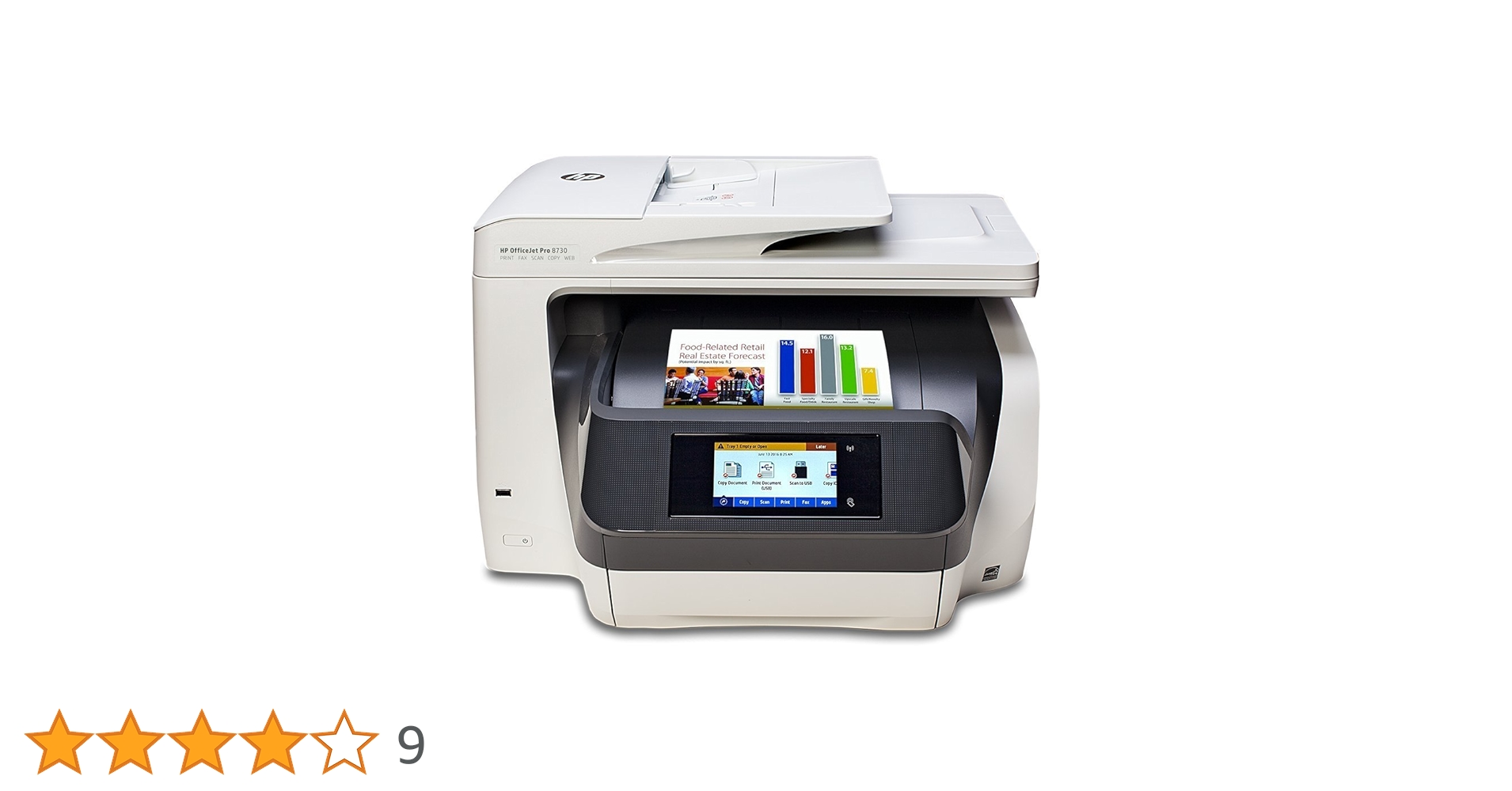 HP Officejet Pro 8730 D9L20A Wireless All-In-One Color Printer