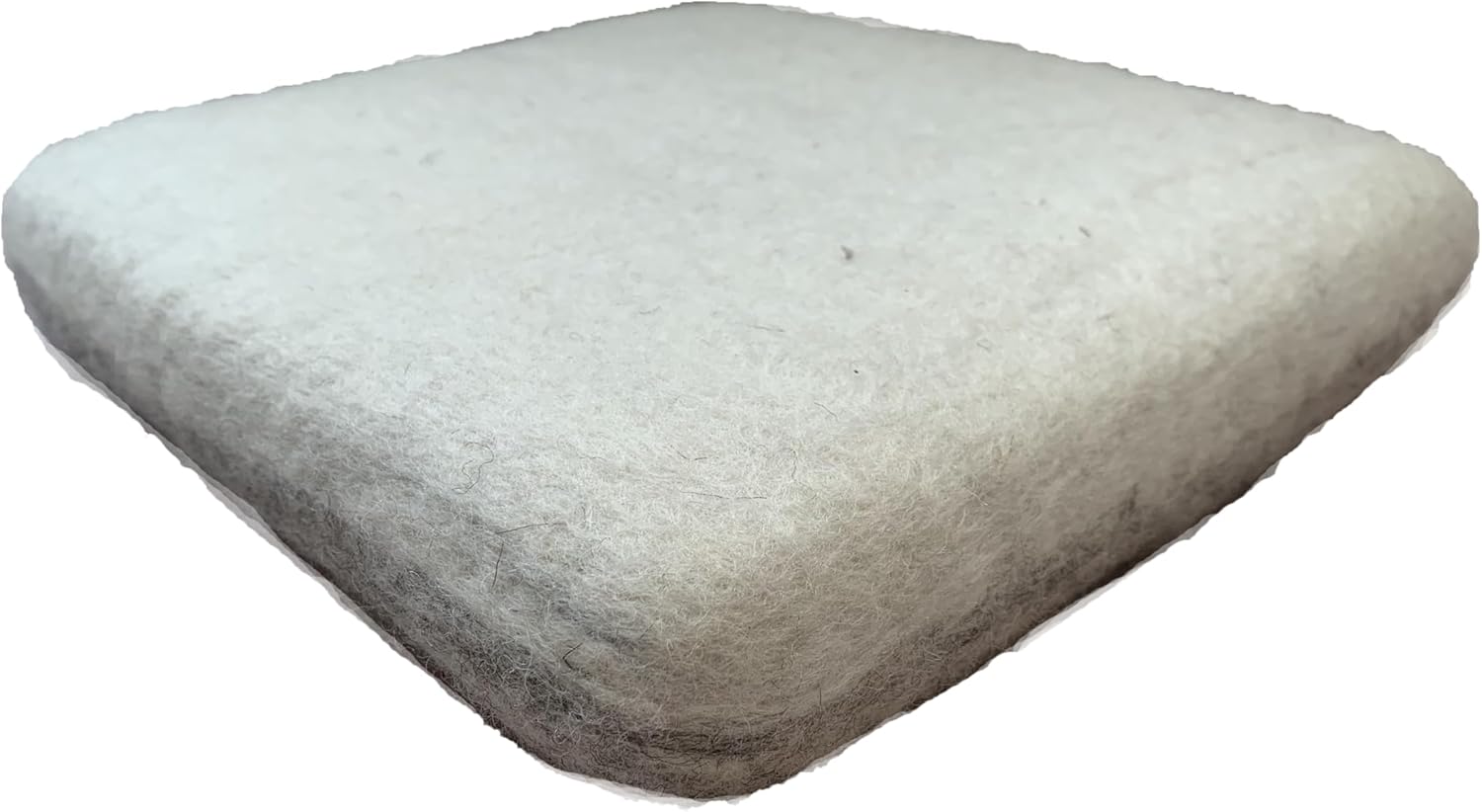 heidifeathers® 'Wooly Rhino Mat' Handmade Pure Wool Needle Felting Mat, Double Sided Grey and White, Large Size, Long Lasting