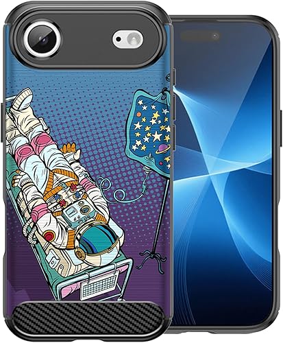 Miniatura 7 de CasesOnDeck Case Compatible with [Apple iPhone 17 Air/iPhone 17 Air Case] Pictorial Patterned TPU Design Case Flexible Slim and Elegant (Pink Retro