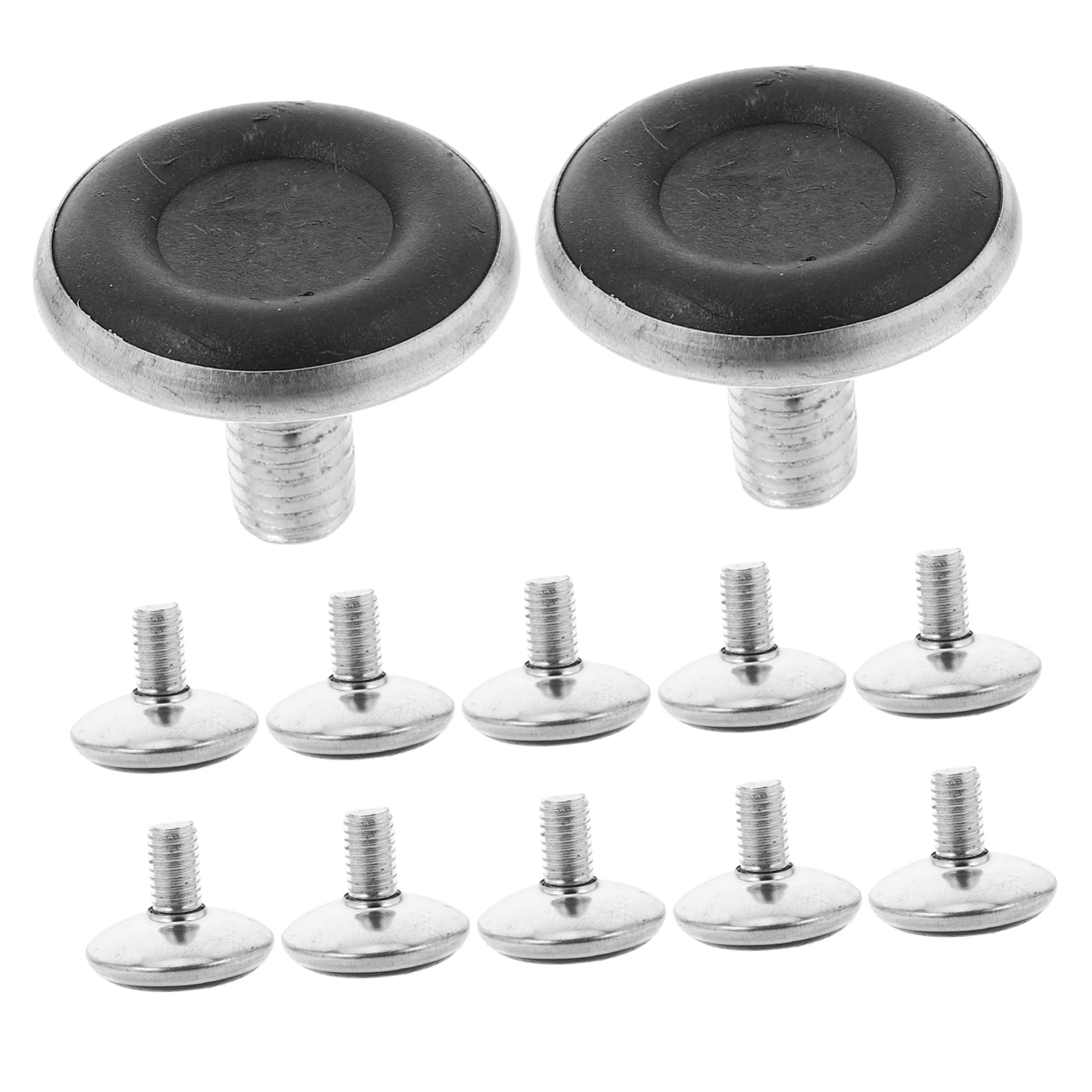 Pies ajustables para mesas y sillas con rosca, ideales para un hogar estable y sin ruidos