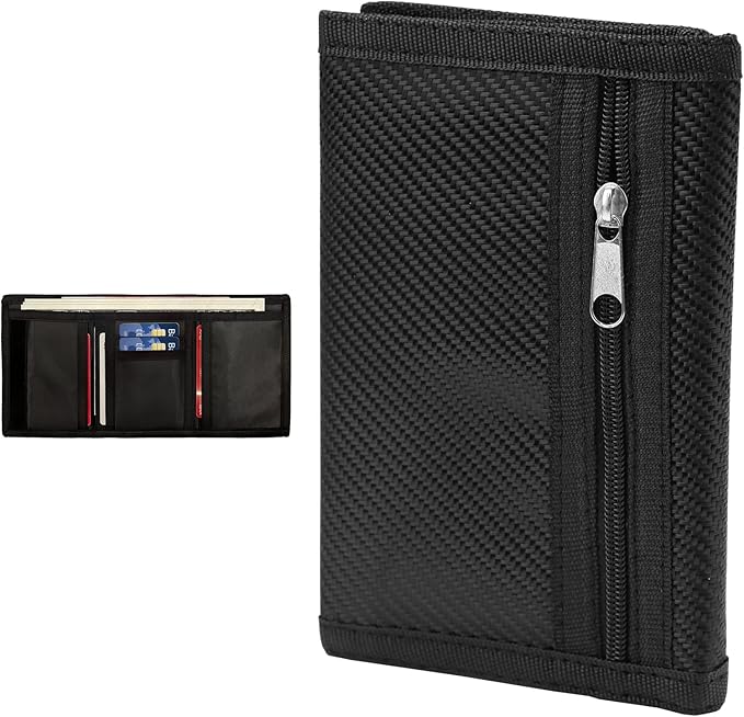 Slim Wallets for Men RFID Blocking Wallets UK Minimalist Thin Compact ...