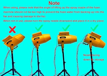 LANGXUN 2026 Upgrade Foam Machine for Party, 1200W High Power Foam Maker Cannon Bubble Machine, Outdoor Summer Pool Party Water Toys for Birthdays Hoilday Celebrations and Backyard Events