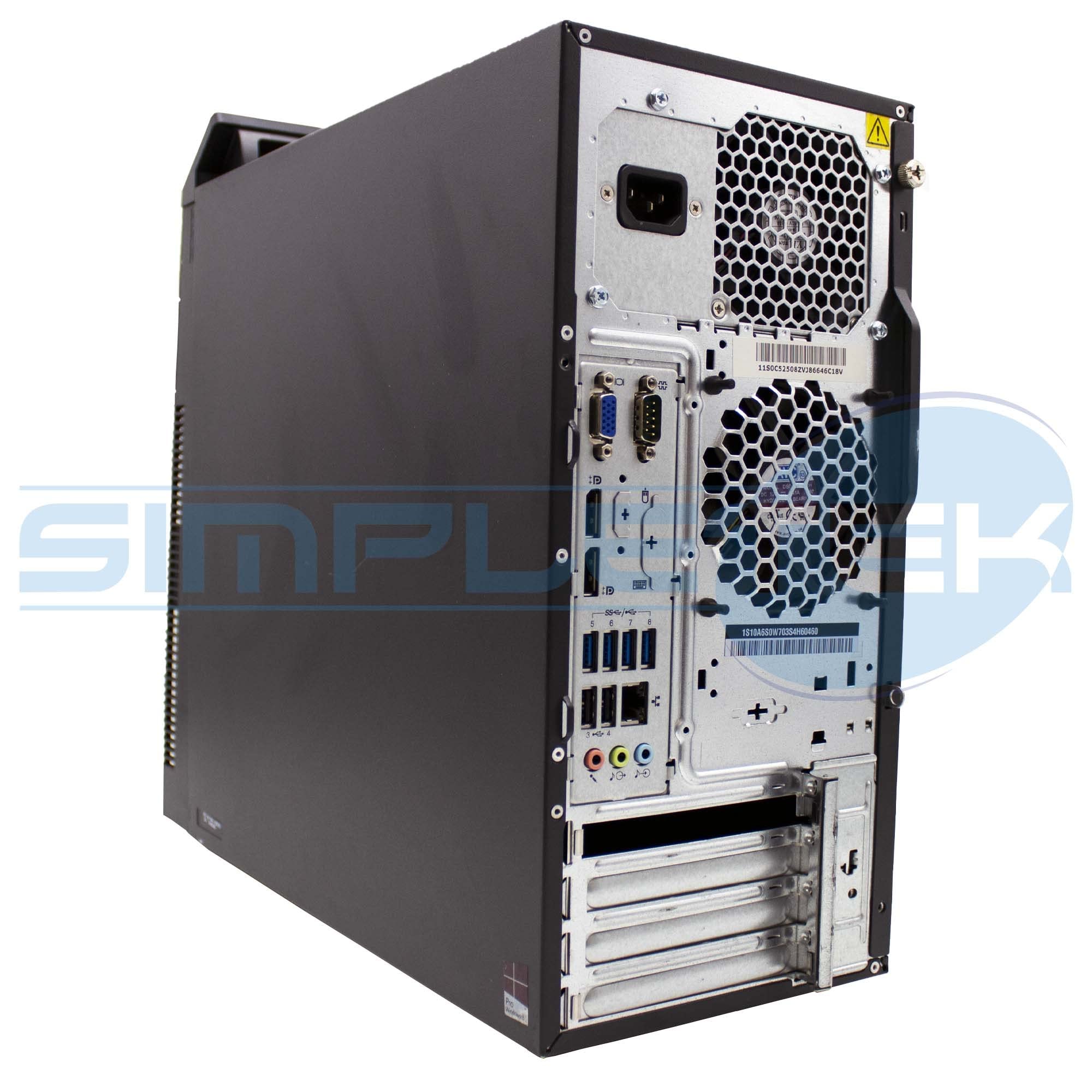 Lenovo Computer Desktop M93P Core i7 Fino 3.9 GHz PC Fisso Gaming Grafica Aziendale (Ricondizionato) (Con Antenna WiFi USB, 16GB RAM SSD 480GB + HDD 1TB)