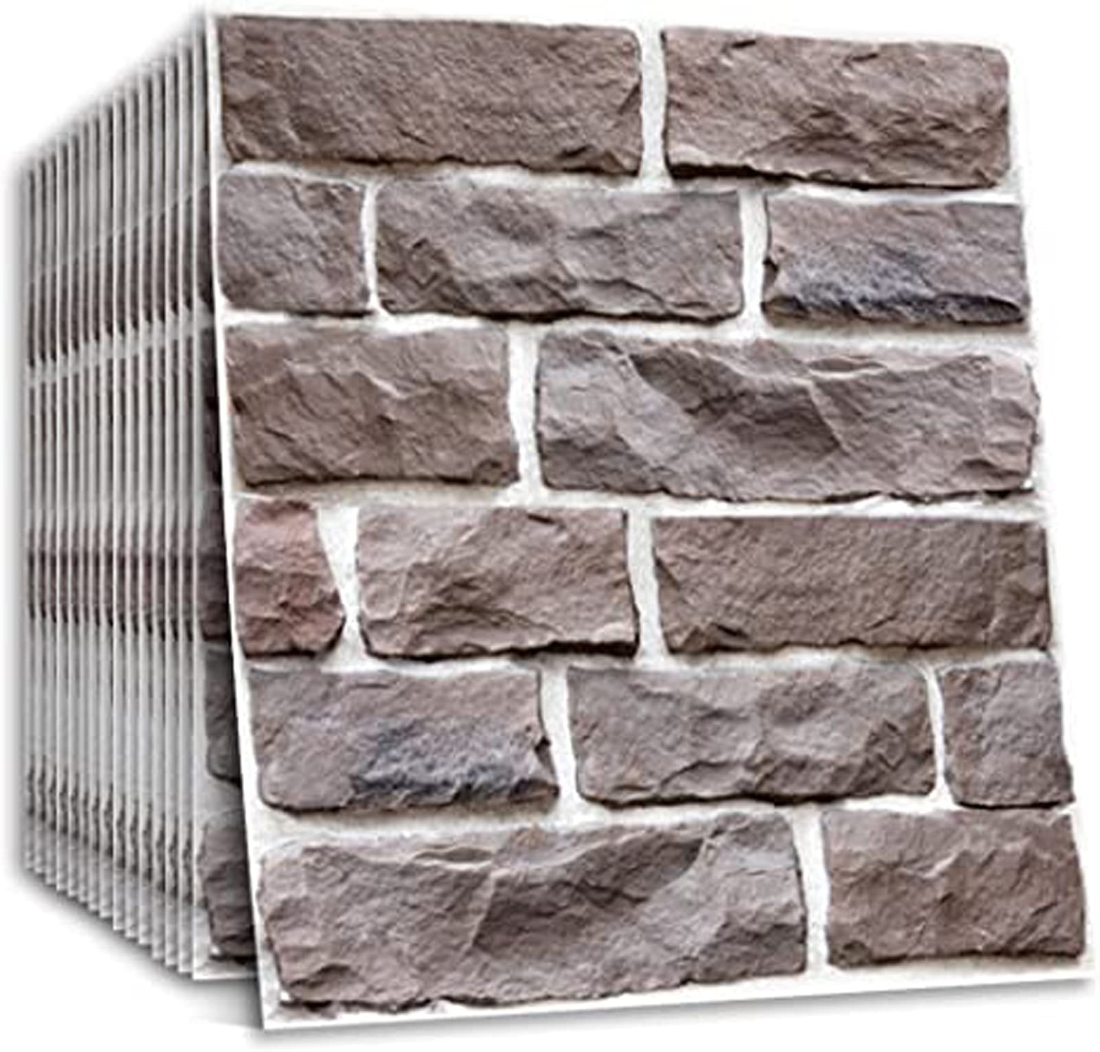 Papier peint en brique 3D pour rénover un mur abîmé sans travaux