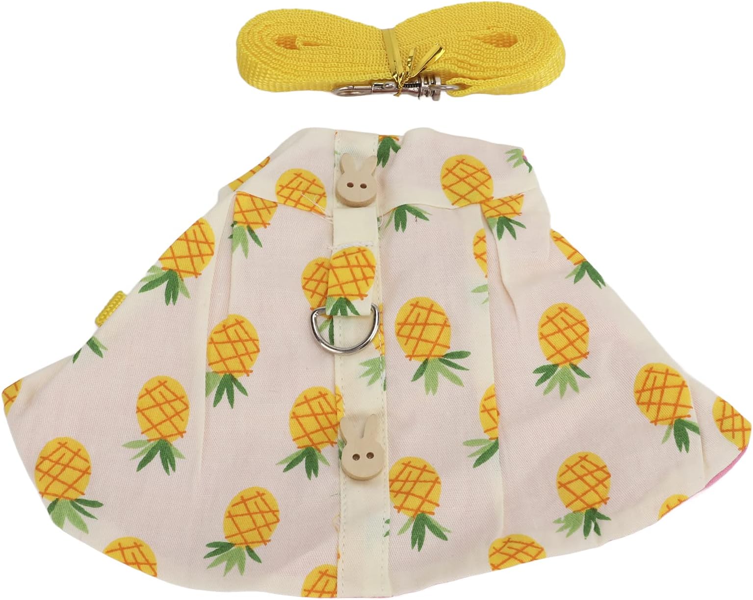 FEIPFEIP Rabbit Clothes, Pet Bunny Dress Small Animals Cute for Daily Dress for Festival Costume(M)