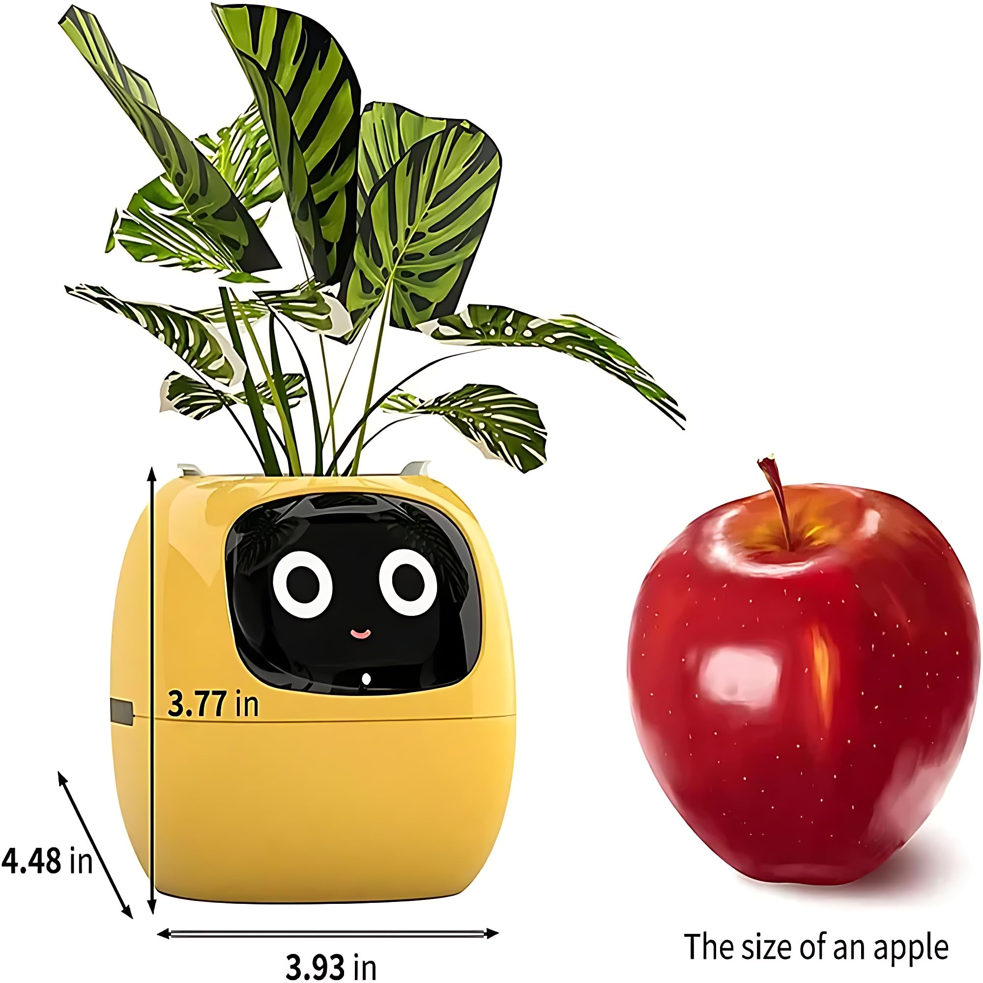 Smart Pet Planter - Vaso da fiori intelligente con 7 sensori intelligenti e chip AI per una facile cura delle piante in soggiorno - Soluzione divertente e interattiva per giardinaggio indoor